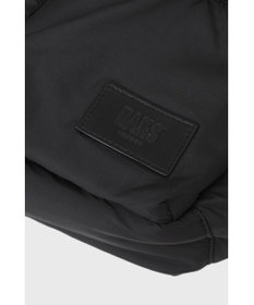 DAKS ナイロン×牛革 ハウスチェックディテール フラップショルダーバッグ