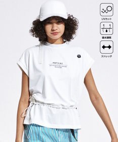 PW CIRCULUS 【UVカット / 吸水速乾 / 伸縮性抜群】【WOMEN】ウエスト切り替えモック T