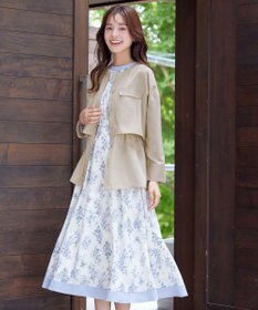 Tiaclasse 【洗える】ドロストレイヤーブルゾン