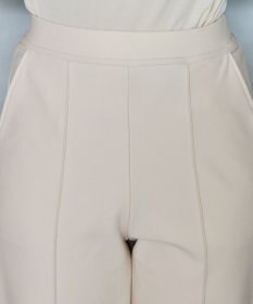 Tiaclasse 【日本製・洗える】すふれ起毛ワイドパンツ