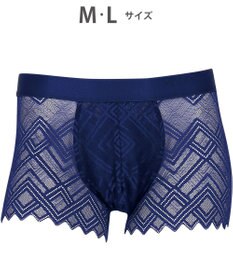 WACOAL MEN WACOAL MEN ボクサーパンツ 【レースボクサー】 フロント快適グラマラス 通気性(本体) 前閉じ 下着 メンズ WT3828 /ワコールメン