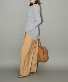 Green Parks サスペンダー付タックパンツ