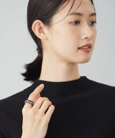 J.PRESS LADIES 【WEB限定】3WAYマーブル スカーフリングネックレス