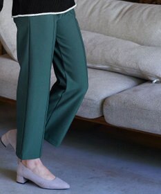 Tiaclasse 【日本製・洗える】すふれ起毛ワイドパンツ