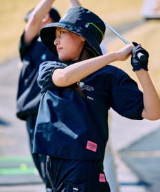 PW CIRCULUS 【WOMEN】ギャザリングシャツ  ゴルフウェア レディース