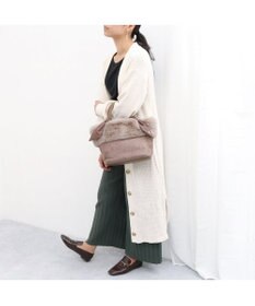 UNBILLION カシュカシュ cachecache / エコファーコンビリボントートバッグ