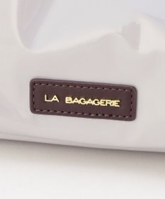 LA BAGAGERIE ソフトエナメル2WAYハンドバッグ Sサイズ