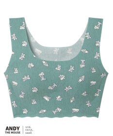 une nana cool MADE WITH ねずみのANDY【綿混】フラット仕上げノンワイヤーブラジャー