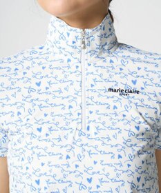 FILA GOLF／marie claire 【marie claire SPORT】 半袖ハイネックガラ