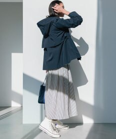 組曲 L 【フード取り外し可】2WAYショート丈ライトアウター