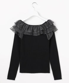 Feroux 襟フリル ニット