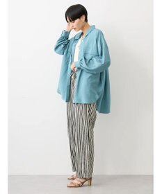 AMERICAN HOLIC 接触冷感Ｗポケット袖タックシャツチュニック