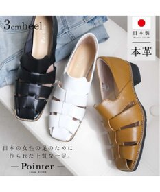 Pointer 日本製 本革 グルカパンプス