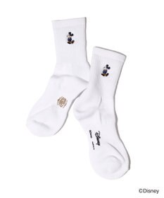 J.PRESS MEN 【DISNEY COLLECTION】ワンポイント ソックス / ミッキーマウス