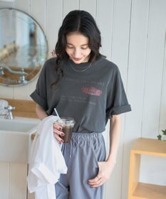 WEGO 【新色追加/ユニセックス着用アイテム/手洗い可/SMLサイズ展開】ピグメントグラフィックT（S）