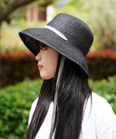 石田製帽 ペーパーブレード 3WAY ソフトセーラハット(汚れ防止テープ付き）〈折り畳めるサイズ調整可〉