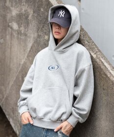 WEGO 【ユニセックス着用ITEM/裏起毛】バルーンクロップドグラフィックプルパーカー