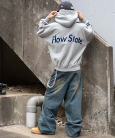 WEGO 【ユニセックス着用ITEM/裏起毛】バルーンクロップドグラフィックプルパーカー