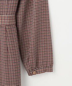 J.PRESS LADIES L デシンハウンドトゥースプリント ワンピース