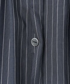 23区 【先行予約】ドライシアーストライプ フロントタック ブラウス