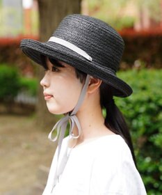 石田製帽 ペーパーブレード 3WAY ソフトセーラハット(汚れ防止テープ付き）〈折り畳めるサイズ調整可〉