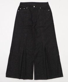 WEGO センタータックバギーフレアデニム