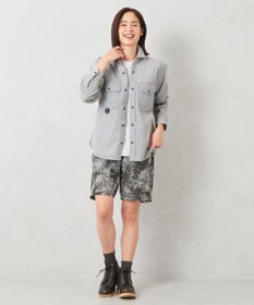 JOSEPH ABBOUD MOUNTAIN 【UNISEX】軽量/ECO撥水 3Dエンボスリーフショーツ