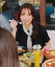 Tiaclasse 【新色追加・洗える】サイドプリーツチュニックブラウス