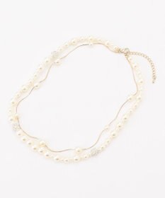 ANY SIS ロンデルパール調ステーション ネックレス