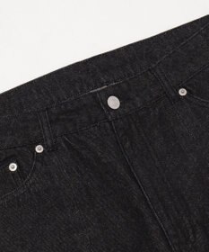 WEGO センタータックバギーフレアデニム