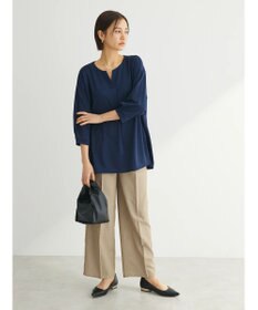 Green Parks バー付き７分袖ブラウソー