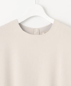 自由区 【洗える】レーヨンポリエステルスムース ペプラムニット