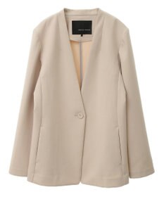 YECCA VECCA ストレッチノーカラージャケット