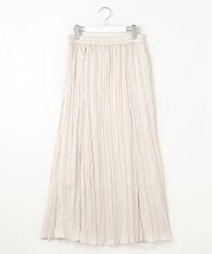 23区 【SLOW/一部店舗限定】リンクルサテン スカート