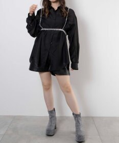 WEGO ストーム付きワイドヒールショートブーツ