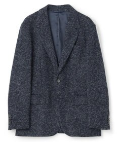 JOSEPH HOMME ROMA TWEED JERSEY JACKET