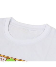 Mother garden しろたん Tシャツ 半袖  《お弁当柄》 白色 ユニセックス