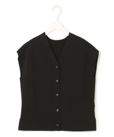 ICB 【洗える】ハイゲージスムース スリーブレスプルオーバー