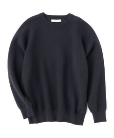 UNFILO MENS 【新色追加】スウェットライク クルーニット [24年秋冬商品]