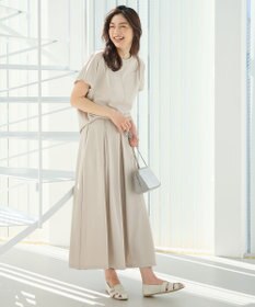 ANY 【吸水速乾/イージーケア/UVカット/接触冷感】さらさらDRYスカーチョ