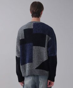 WEGO 【ユニセックス着用ITEM】ベロアモールカラーブロックプルオーバー