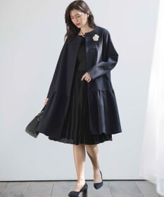 組曲 L 【KUMIKYOKU NAVY】ジャージーコンビプリーツ ワンピース