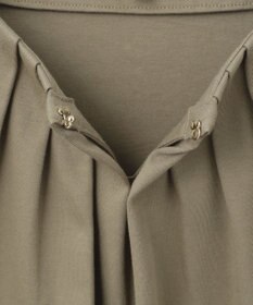 自由区 【洗える】エンブロイダリー チュニック丈カットソー