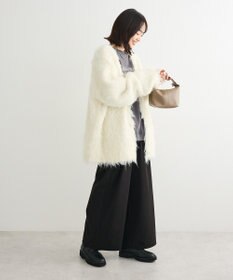 Green Parks あったか裏起毛フレアワイドパンツ