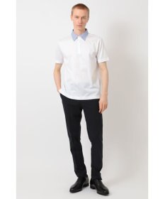 DAKS GIZAコットン THOMAS MASONチェック シャツカラーポロ