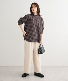 Green Parks あったか裏起毛フレアワイドパンツ