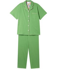 une nana cool 【綿100％】40ハイゲージ天竺半袖パジャマ MADE WITH LIBERTY FABRIC