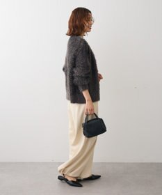 Green Parks シャギーＶネックカーディガン