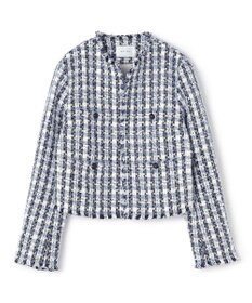 BEIGE， BERYL / ファンシーツイードノーカラージャケット