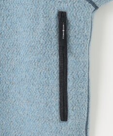 JOSEPH ABBOUD MOUNTAIN 【軽量/リサイクルウール使用】ヘリンボンウールフリース フーディ